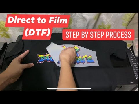 How to Print DTF (Direct to Film) - Step by Step Process - YouTube